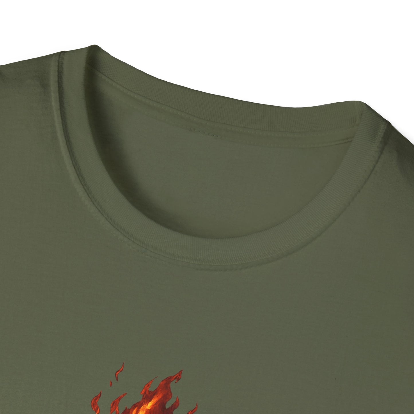 Flaming Skull Cowboy T-Shirt – Western Outlaw Graphic Tee