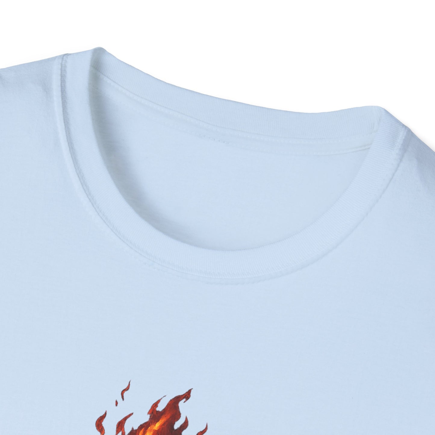 Flaming Skull Cowboy T-Shirt – Western Outlaw Graphic Tee