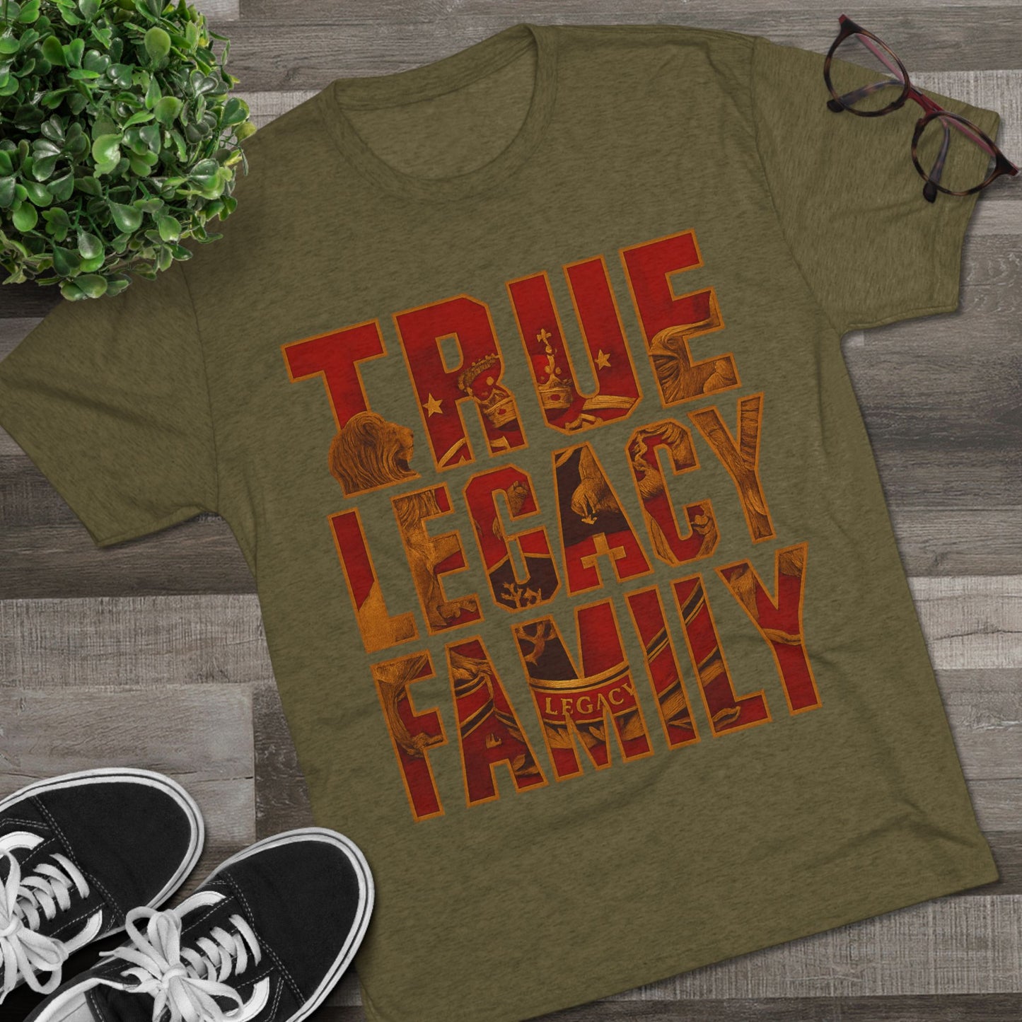 True Legacy Family Unisex Crew Tee, Family Reunion Shirt, Heritage Tee, Casual Everyday Wear, Gift for Family Gatherings
