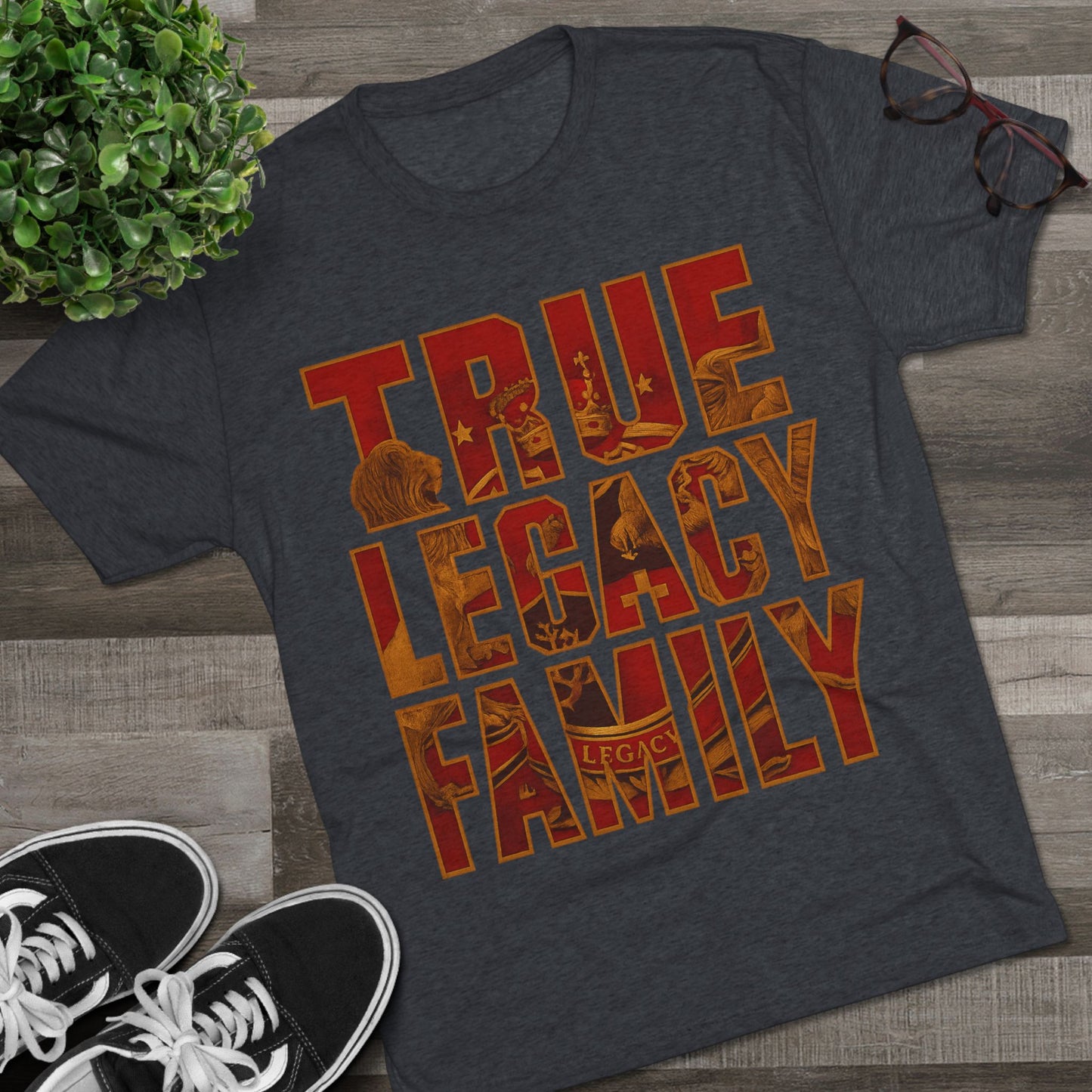 True Legacy Family Unisex Crew Tee, Family Reunion Shirt, Heritage Tee, Casual Everyday Wear, Gift for Family Gatherings