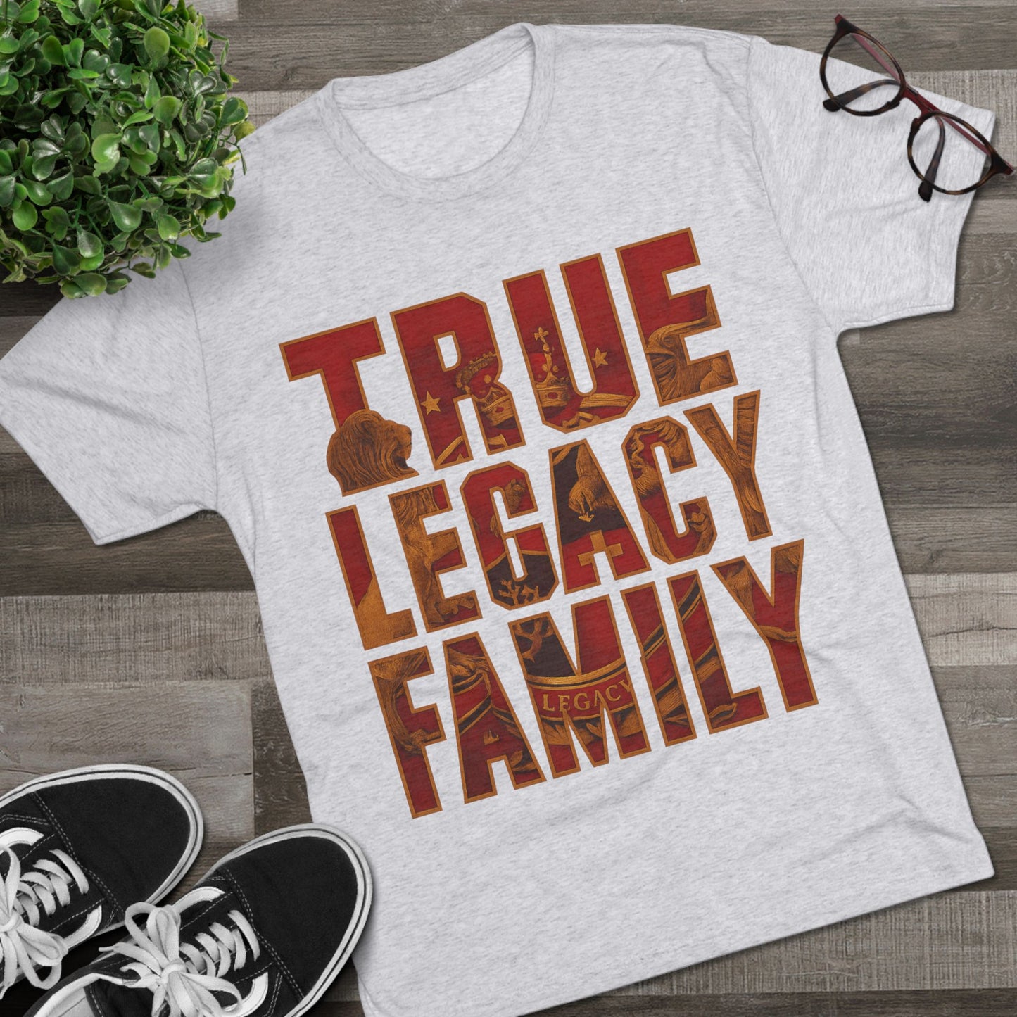 True Legacy Family Unisex Crew Tee, Family Reunion Shirt, Heritage Tee, Casual Everyday Wear, Gift for Family Gatherings