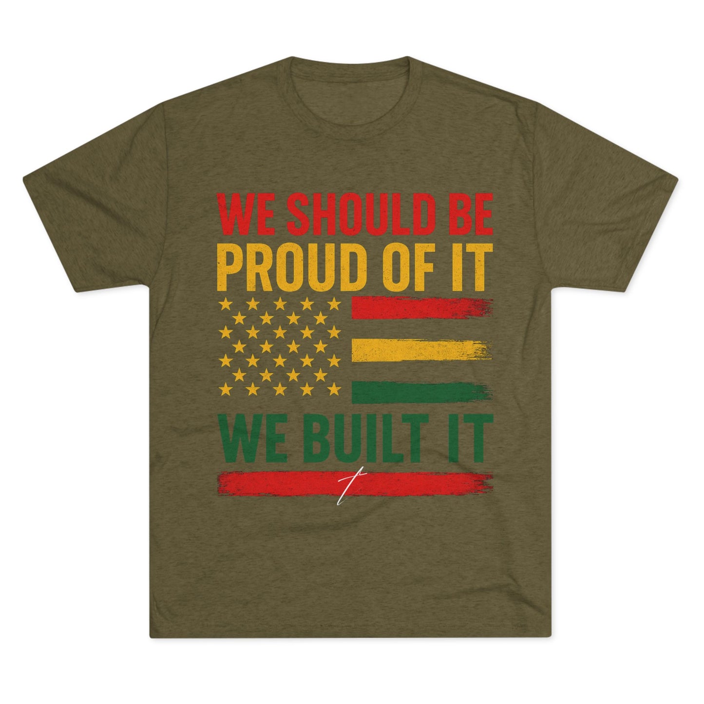 “We Built It” T-Shirt – Black Empowerment & Pan-African Pride Tee