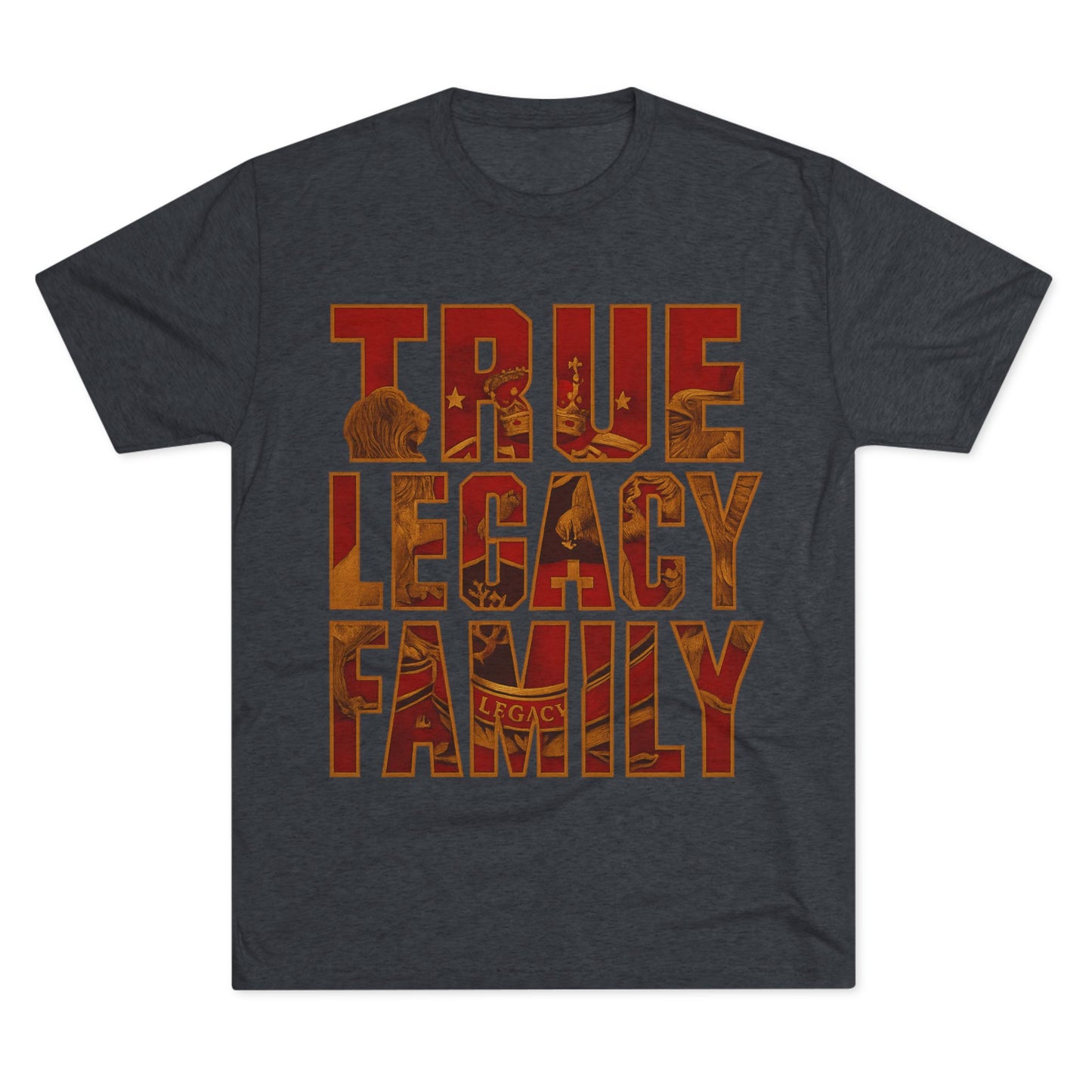 True Legacy Family Unisex Crew Tee, Family Reunion Shirt, Heritage Tee, Casual Everyday Wear, Gift for Family Gatherings